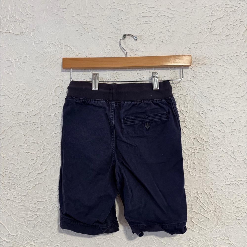 GAP Kids Boys Cargo Shorts Size Small | Navy Blue | Stretch Cotton Drawstring - Picture 2 of 2